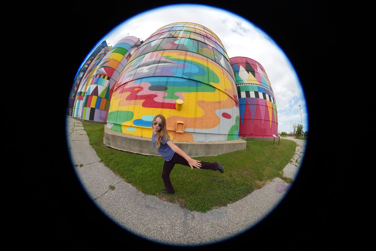A sample image taken with the Sony FE 8-14mm f/3.5 Fisheye G and the Sony A7 V