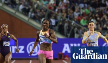 Amy Hunt left trailing by Julien Alfred in women’s 200m Diamond League final | Athletics
