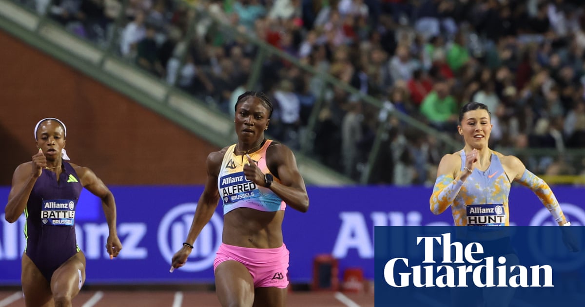 Amy Hunt left trailing by Julien Alfred in women’s 200m Diamond League final | Athletics