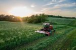 Case IH’s new WD6 series line of windrowers comes in four models ranging in size from 150 hp to 185 hp. Photo: Case IH