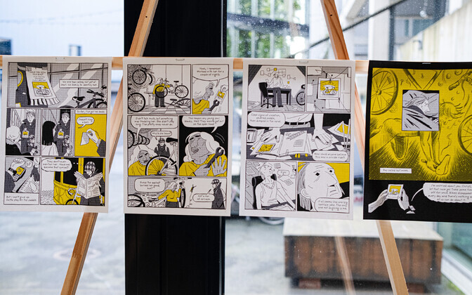 Gallery: Mythbústers' comics exhibition opens at Estonian Academy of Arts | News