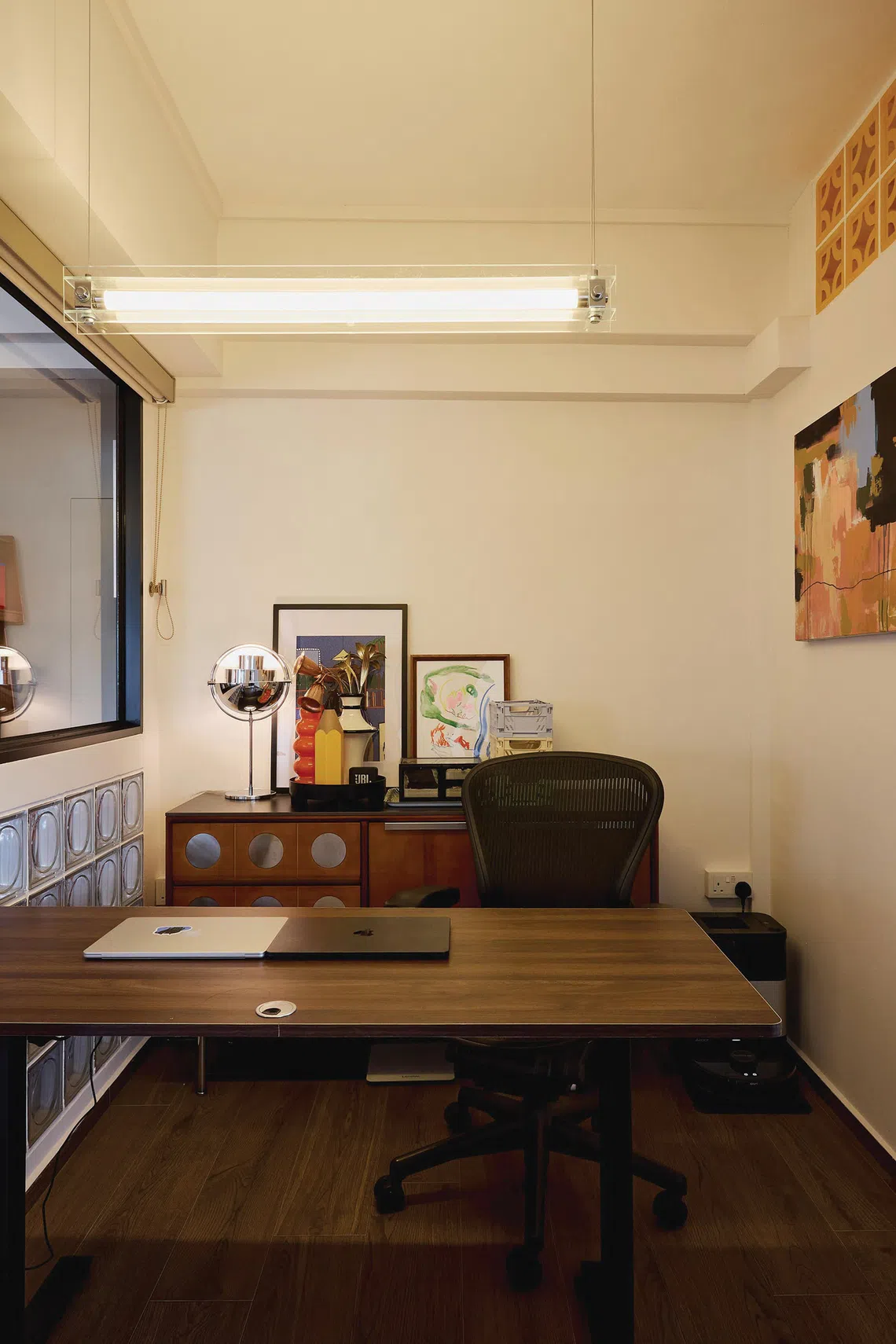 Loh’s husband occasionally uses the dedicated home office when he has to work late.