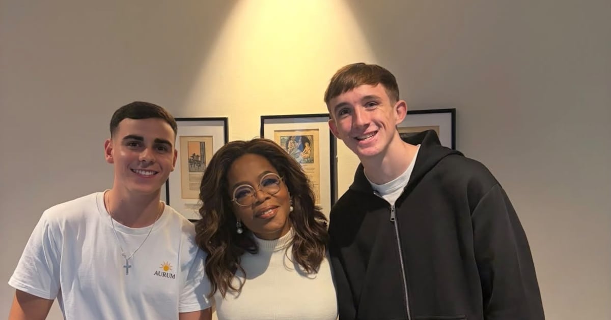‘It was like a chat with your mate’: Dublin teenagers get Oprah to appear on their podcast – The Irish Times