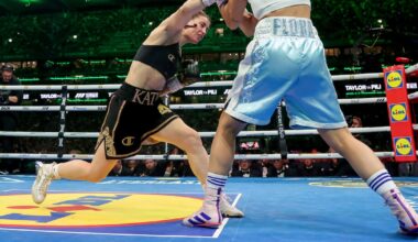 Katie Taylor v Flora Pili: Irish star makes a good start to final fight at Croke Park – The Irish Times