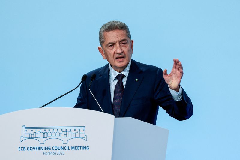 AI gains' distribution will shape inflation, ECB's Panetta says