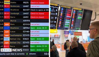 Air traffic control issue causes UK flight disruption for second time this month