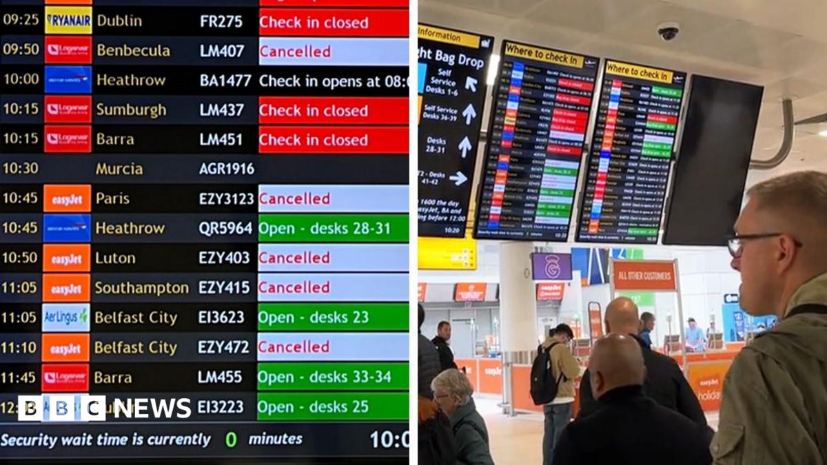 Air traffic control issue causes UK flight disruption for second time this month