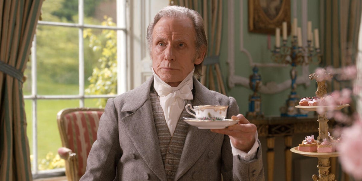 "Sublime" period drama with Bill Nighy is the "wonderful" movie to watch this weekend