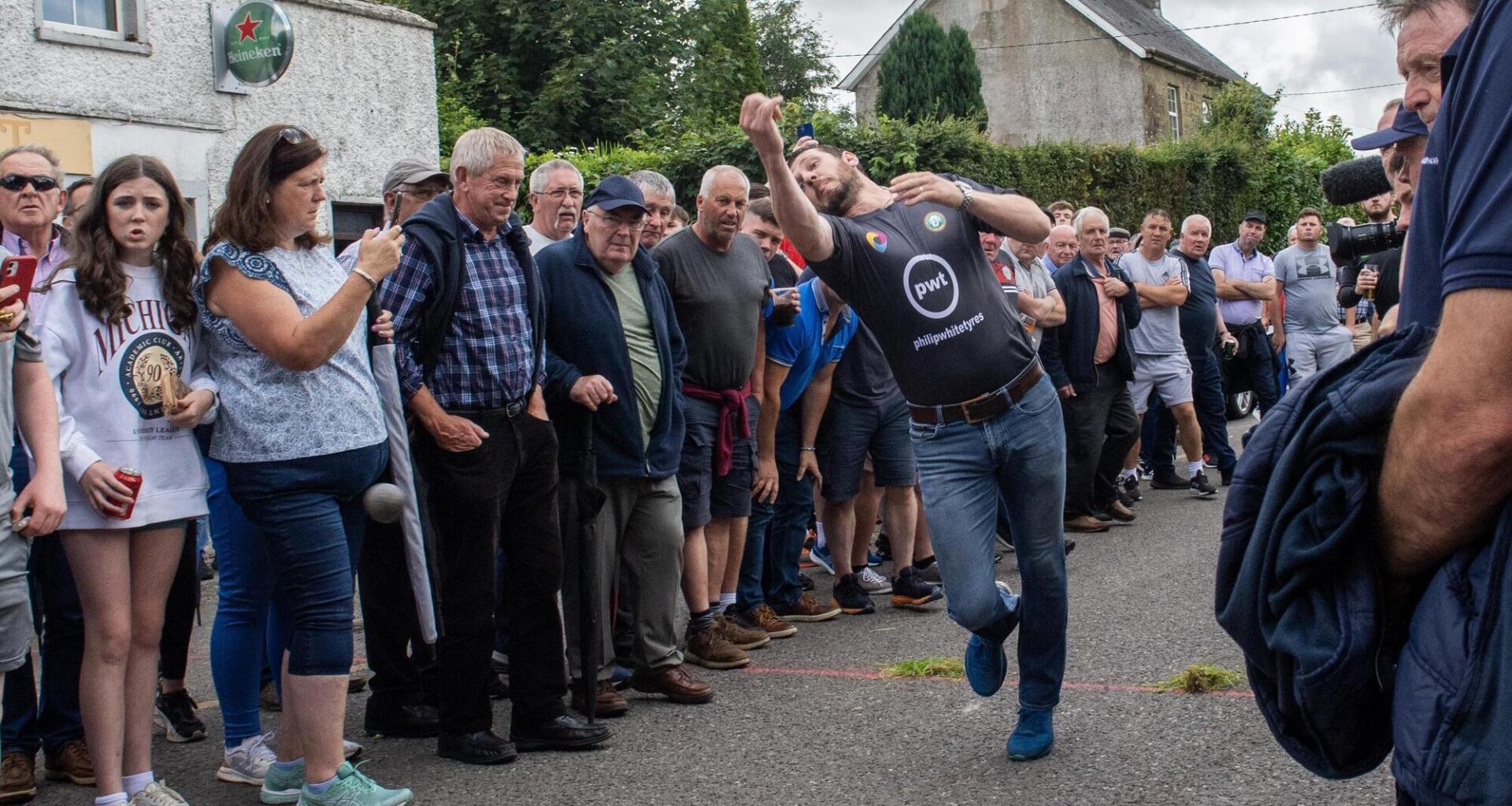 Thomas Mackle in action. Pic: Dan Linehan