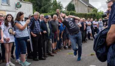 Thomas Mackle in action. Pic: Dan Linehan