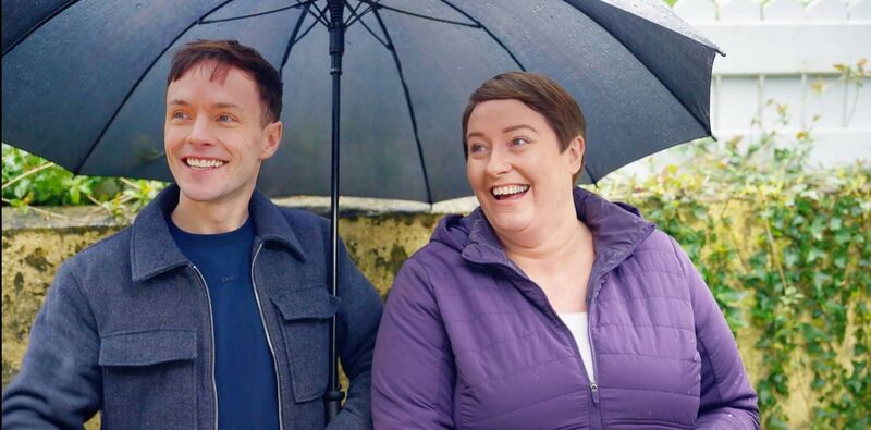 Tadhg Casey and Maggie Molloy on this year's series of 'Cheap Irish Homes'. Picture: RTÉ