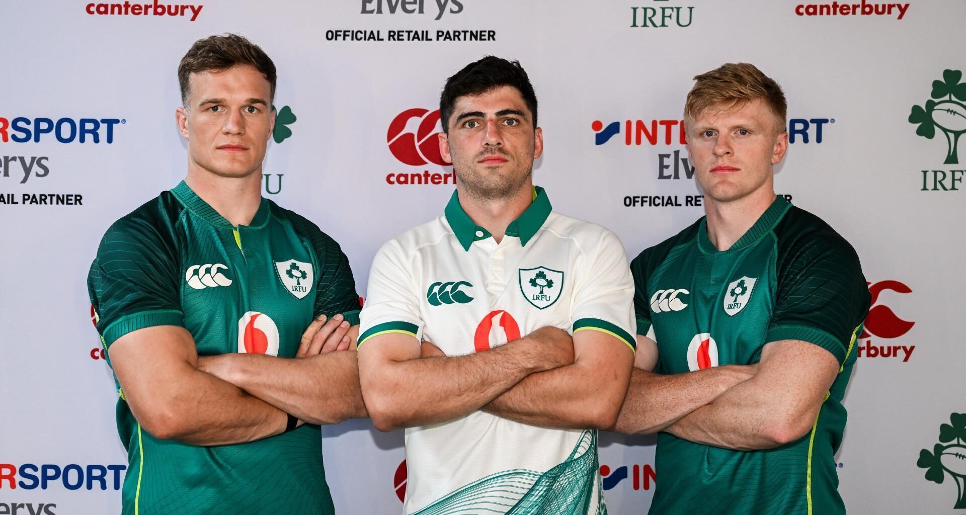 KIT'S A HIT: Canterbury has unveiled Ireland’s new 2026/27 Kit in Dublin. Pic: Brendan Moran/Sportsfile