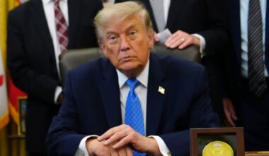 US president Donald Trump espouses right-wing populism Picture: AP Photo/Julia Demaree Nikhinson