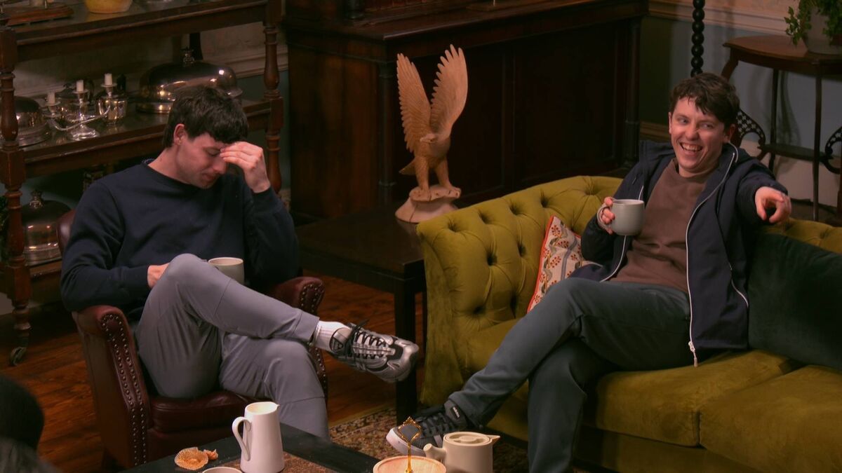 Donal is at a loss after Kayleigh reveals the shield to the room