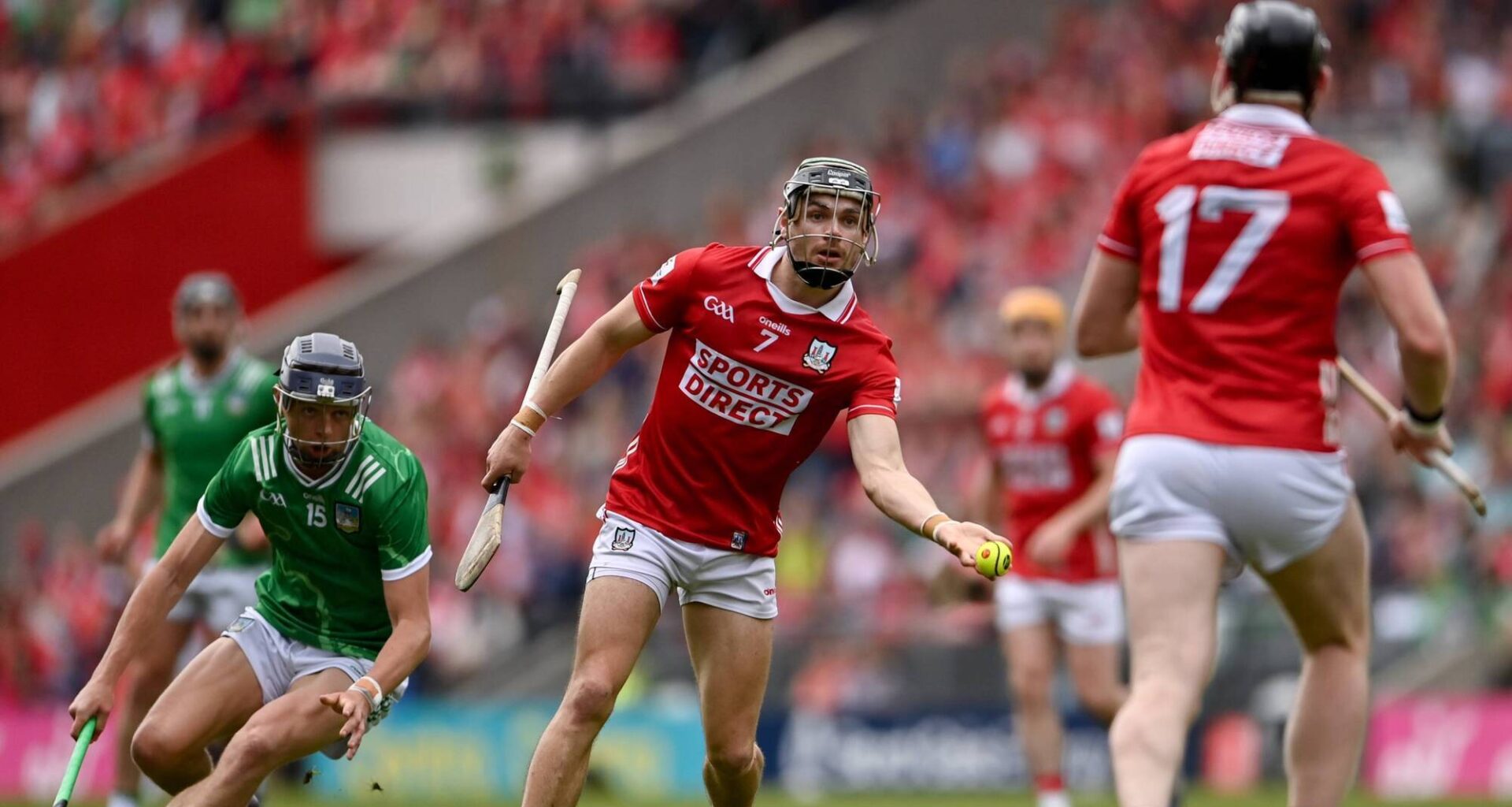 During the trial games, a player will be permitted to carry the ball in hand for a maximum of six consecutive steps, two more than previously, or to hold the ball for no longer than the time needed to take six steps. Pic: Tom Beary/Sportsfile