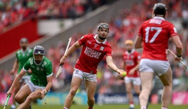 During the trial games, a player will be permitted to carry the ball in hand for a maximum of six consecutive steps, two more than previously, or to hold the ball for no longer than the time needed to take six steps. Pic: Tom Beary/Sportsfile