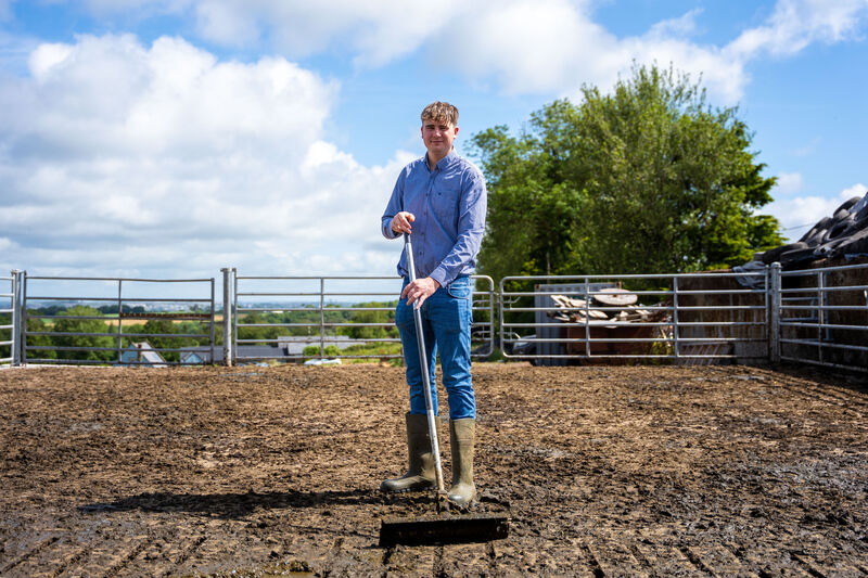 Farmer Peter Thompson: 'There’s a huge quality of young farmers out there keen to farm' Picture: Noel Sweeney.