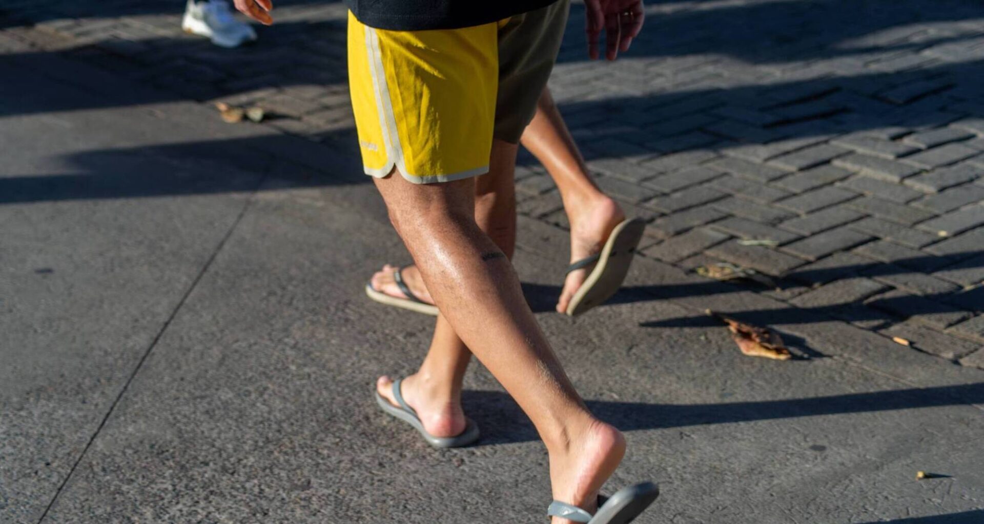 As much as I love GAA shorts, made more famous in recent years by Paul Mescal, with the legs I have, I wouldn't get away with them outside the football field, says Dáithí. 