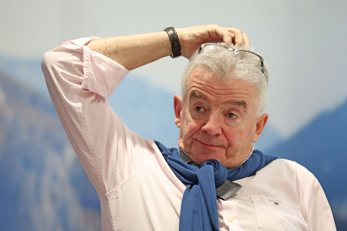 Ryanair CEO Michael O'Leary at the Ryanair AGM, at their offices in Dublin. Picture: PA