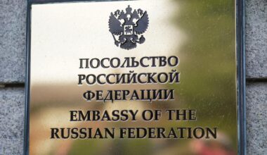 Planning permission for a fourfold expansion of the Russian embassy's Orwell Road compound, underground element included, was granted in 2015. It was then revoked in 2020 by the housing minister, using national security legislation, on the grounds that the development was 'likely to be harmful to the security and defence of the State'. File picture: Brian Lawless/PA