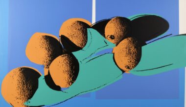 'Space Fruit: Cantaloupes I' by Andy Warhol at Gormleys.