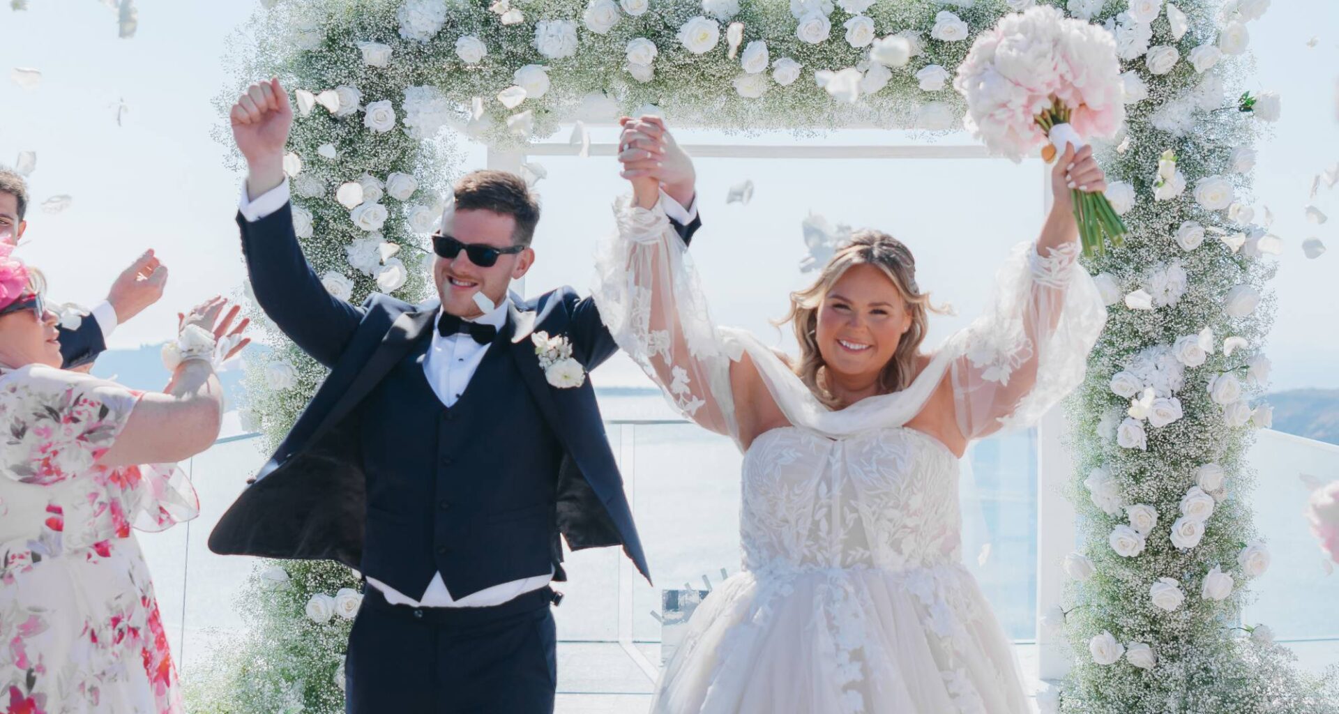 Zara O'Dowd and Stephen Moynihan. Pictures: @GreecePhotographer