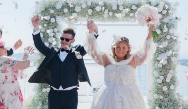 Zara O'Dowd and Stephen Moynihan. Pictures: @GreecePhotographer