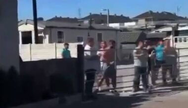 The violence erupted over a dispute about a right-of-way, when one family wanted to lay a pipe that would require digging ground at a neighbour’s plot.