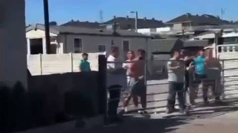 The violence erupted over a dispute about a right-of-way, when one family wanted to lay a pipe that would require digging ground at a neighbour’s plot.