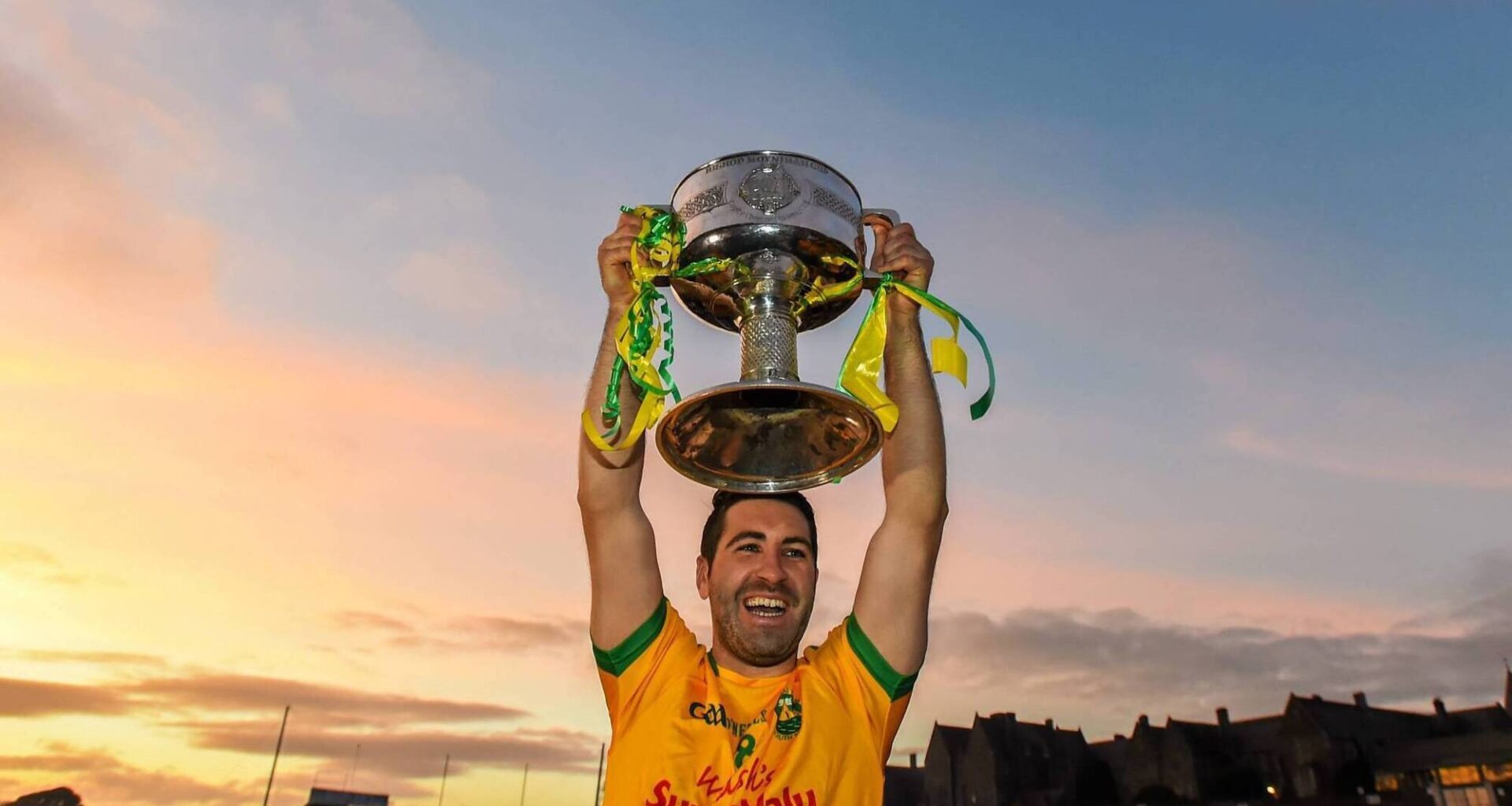HEAVY LIFTING: South Kerry captain Bryan Sheehan lifts the Kerry SFC's Bishop Moynihan Cup on their last victory in 2015. For one of the Kingdom's most storied divisions, the challenges are a lot more fundamental these days. Pic: Stephen McCarthy / SPORTSFILE