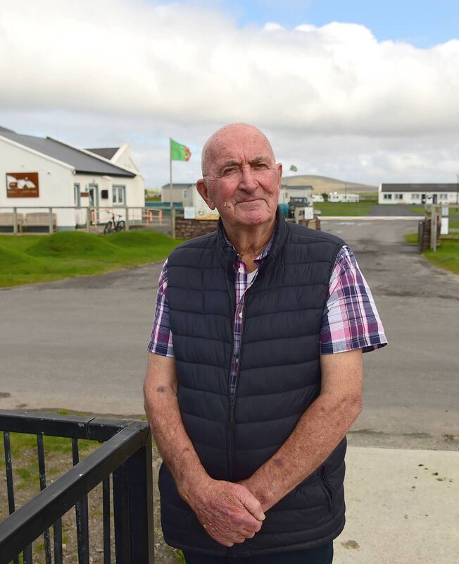 Martin Calvey: An Achill Island farmer is challenging Mayo County Council’s claim to land containing the Keel campsite, amid questions over a supposed 1970s purchase. Picture: Conor McKeown