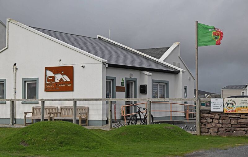 The entrance to Keel Caravan & Camping Park. Picture: Conor McKeown
