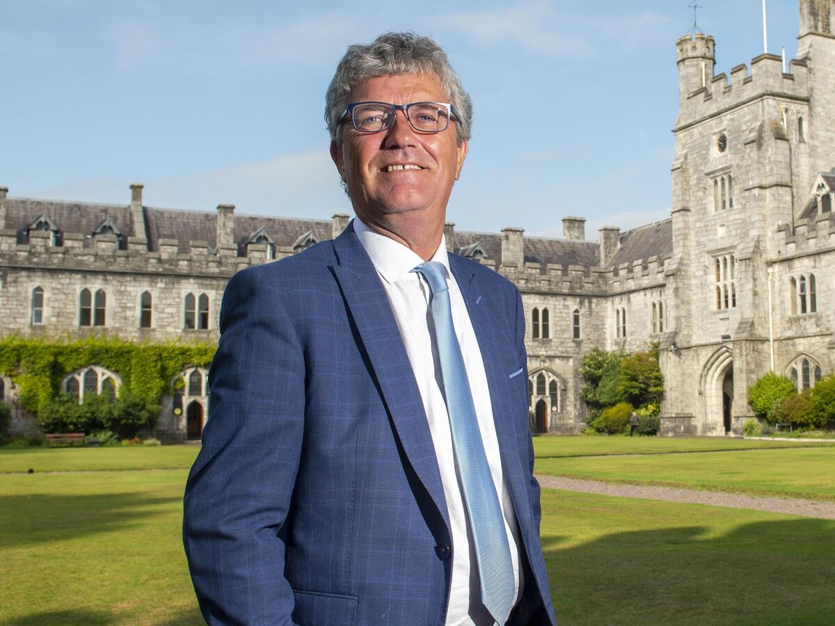 Prof John O’Halloran in the quad at UCC. File picture Dan Linehan