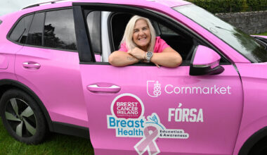 Juliette O’Connell was 41 when she was diagnosed with breast cancer. She now works for Breast Cancer Ireland as an outreach co-ordinator. She urges everyone to take the time to check themselves and speak to a GP if they’re unsure. Picture: Larry Cummins