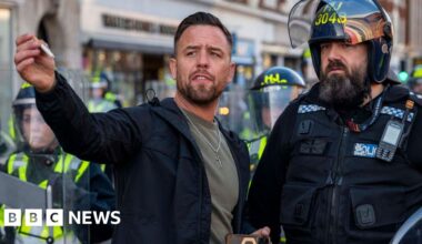What we know about anti-migrant protests and organiser Danny Thomas - BBC
