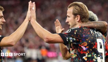 Bayern Munich 7-0 Union Berlin: Harry Kane breaks Bundesliga goals record in rout