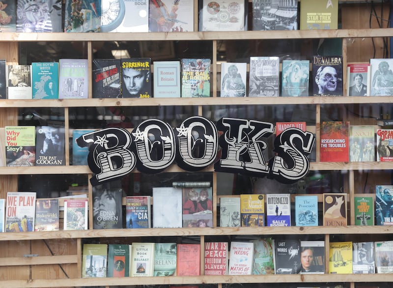Keats & Chapman Bookshop in North Belfast.
PICTURE: COLM LENAGHAN