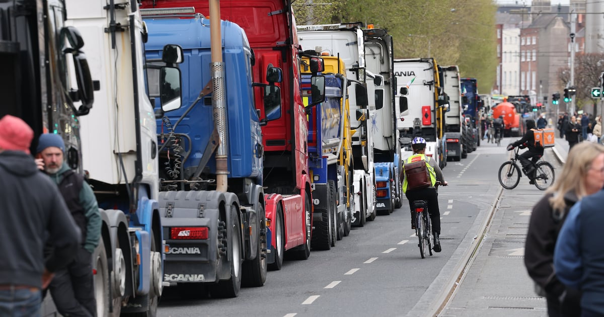 ‘Desperate times make desperate people’: Hauliers say they ‘cannot sustain’ fuel price hikes – The Irish Times