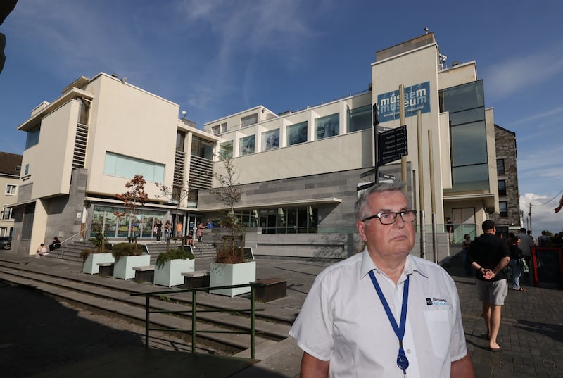 Martin Tyndall at Galway City Museum. Photograph: Joe O'Shaughnessy for The Irish Times
