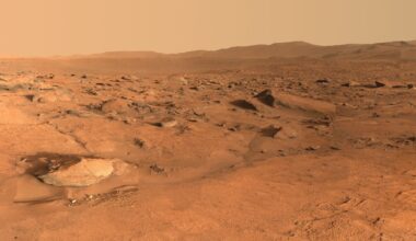 Image of the Margin Unit on Mars, as seen by the Perseverance rover between 8–16 October 2023. Credit: NASA/JPL-Caltech/MSSS