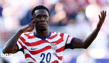 United States striker Falorin Balogun
