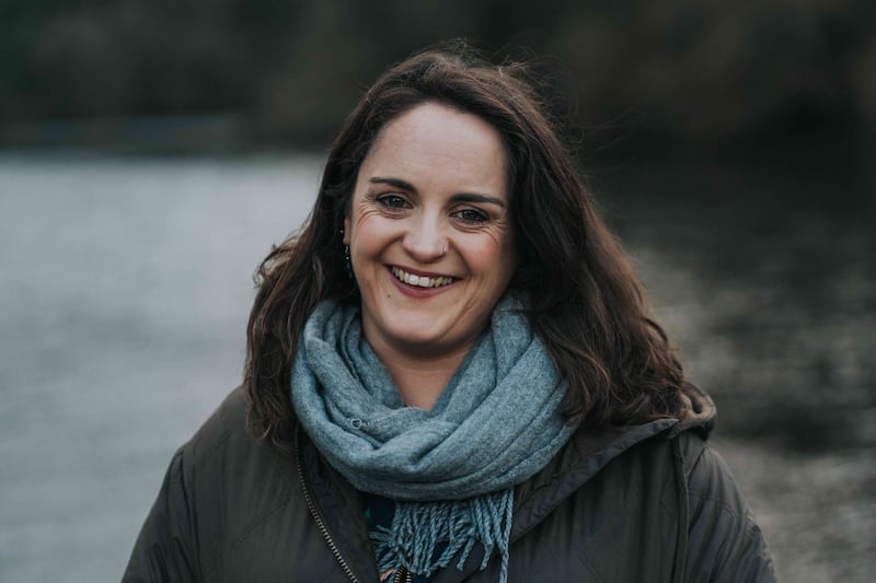 Presenter Nell Ní Chróinín in Ceol ón gCré. Photograph: TG4