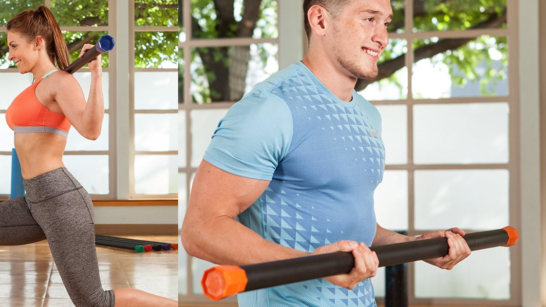 Experts Recommend A Weighted Workout Bar For Balance & Strength