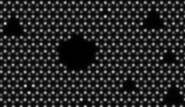 Tailor-made nanopores: Vienna team shapes "white graphene" at the atomic scale