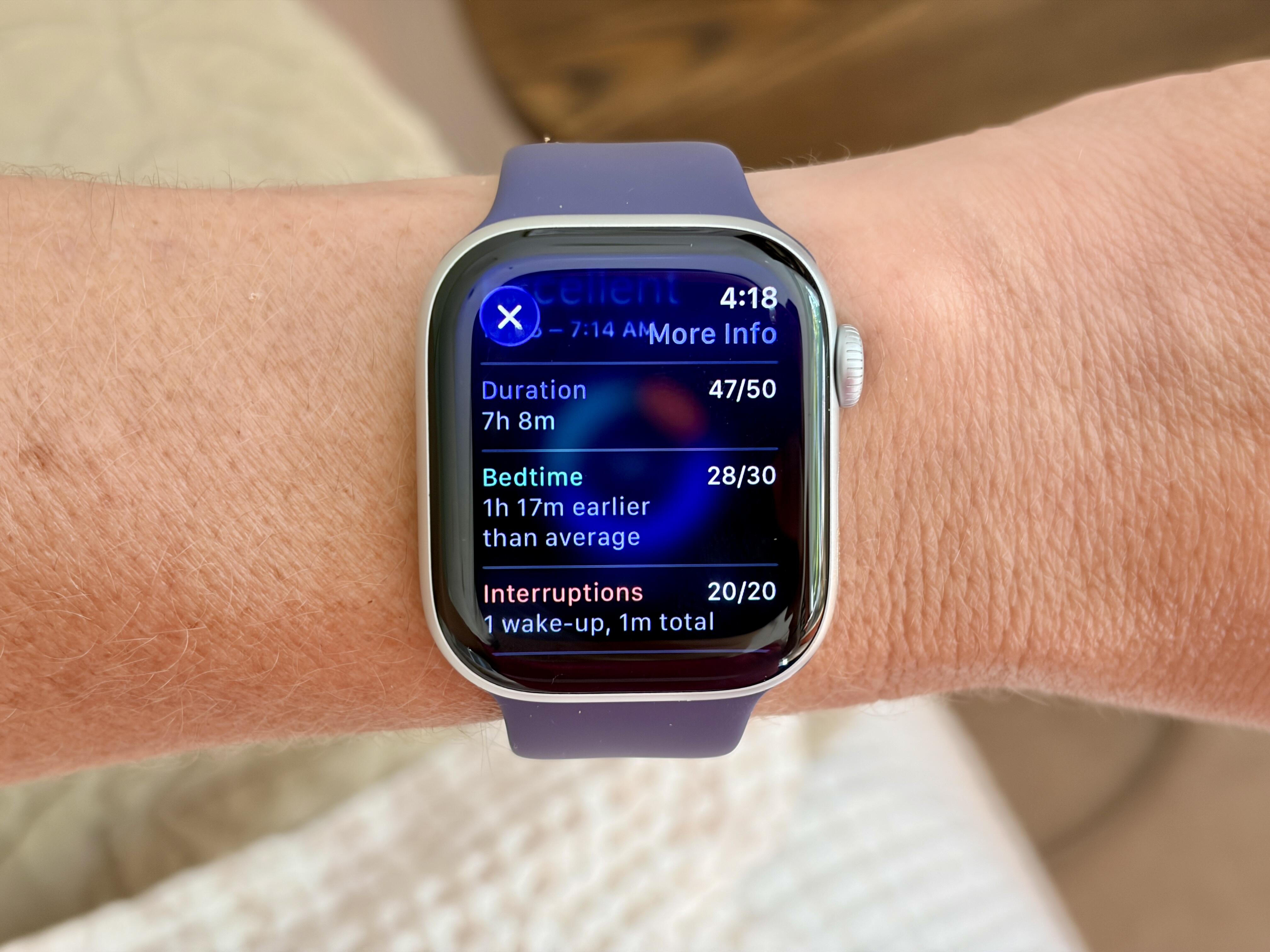 Sleet tracking Apple Watch Series 11