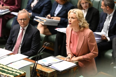 Clare O’Neil speaks during question time