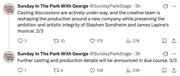 sunday in the park with george post