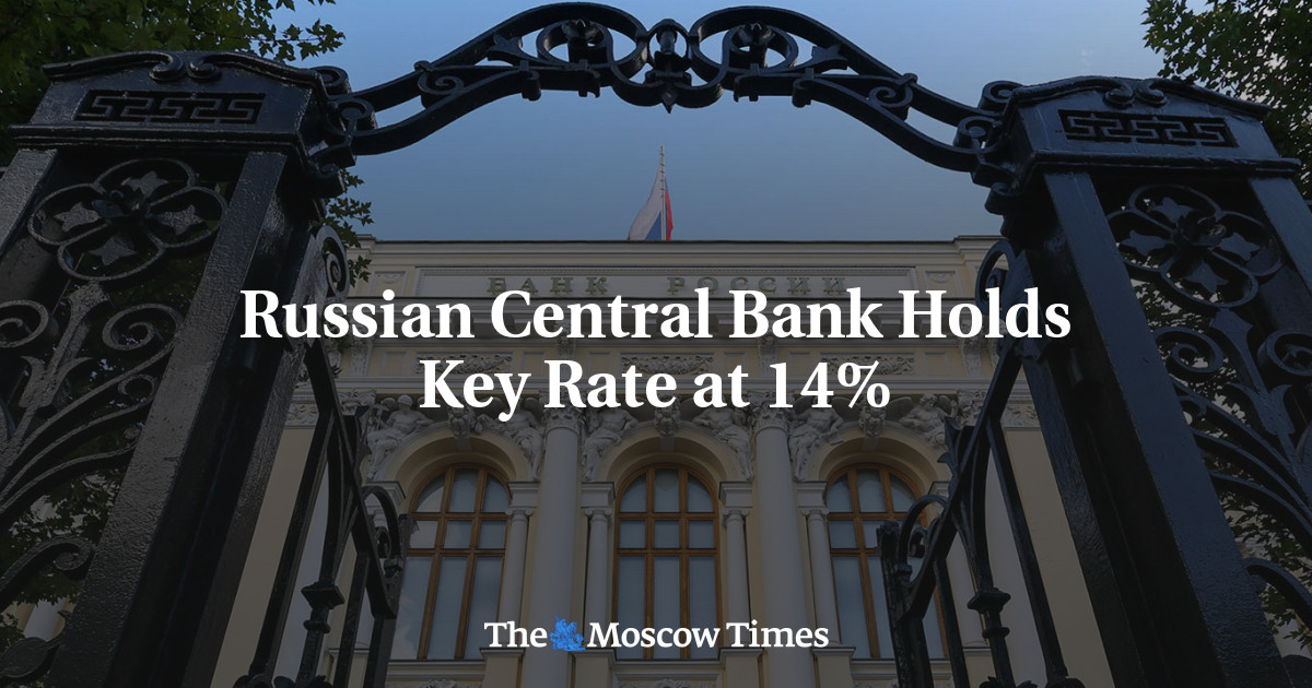 Russian Central Bank Holds Key Rate at 14%