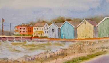 Watercolors At Windmill Farm  - Door County Pulse