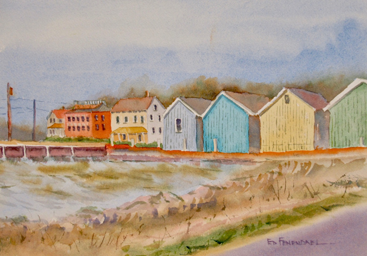 Watercolors At Windmill Farm  - Door County Pulse